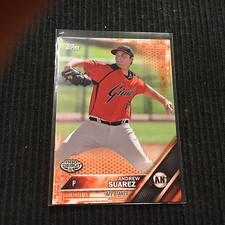 2016 TOPPS PRO DEBUT #127 ANDREW SUAREZ *ORANGE #16/25*  AZL GIANTS