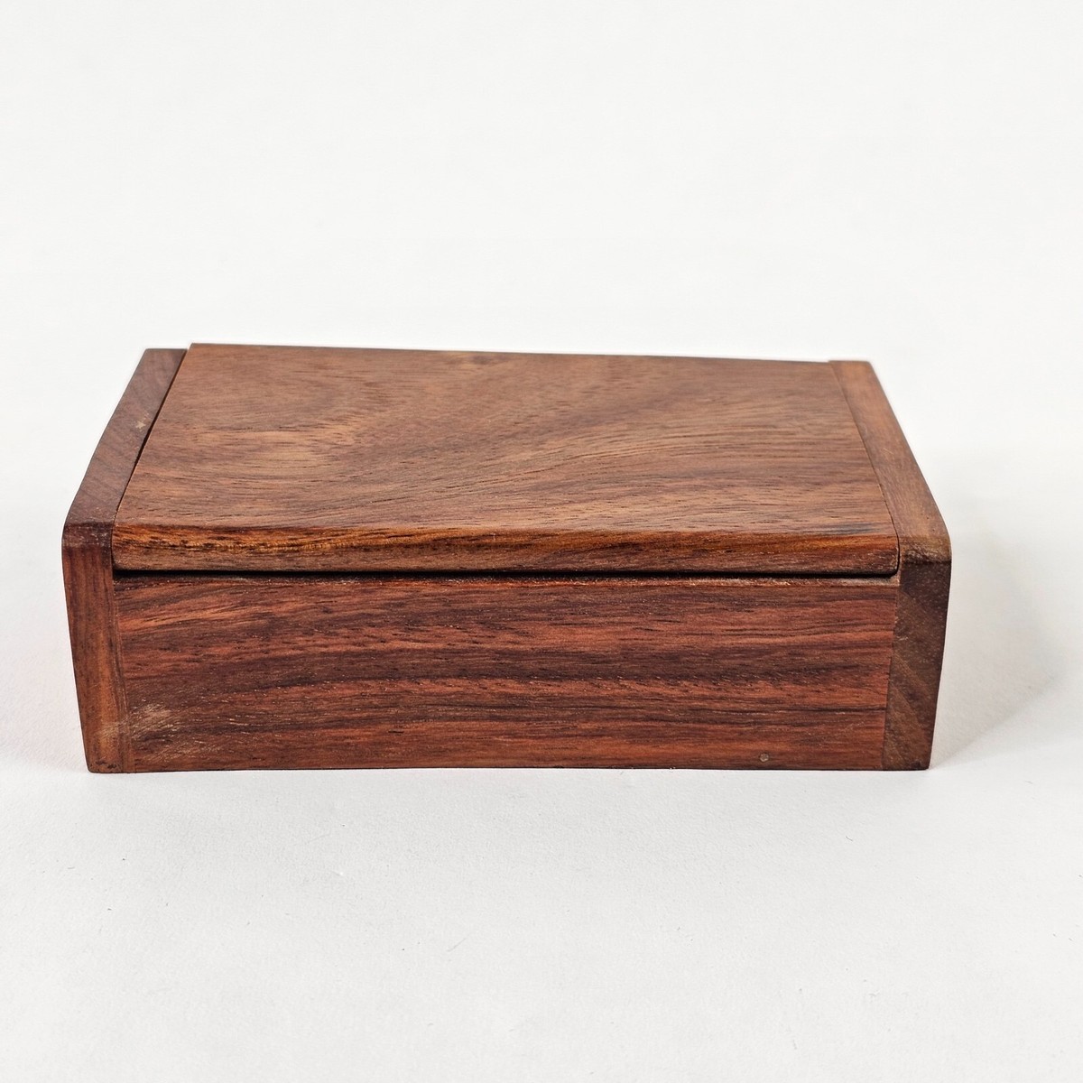 Wooden Box with Flip Top Lid, 4