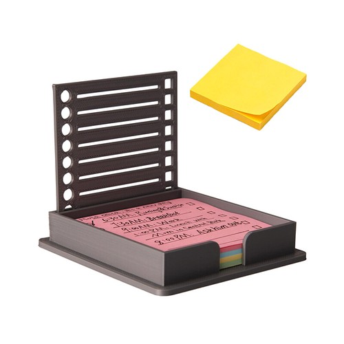 1PC Sticky Pads Organizer Pad Holder Sticky Note Organizer With Stencil - Photo 6/13