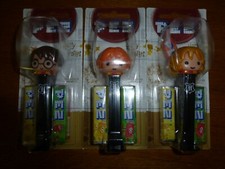 PEZ distributeur de bonbons HARRY POTTER LOT DE 3 NEUF 