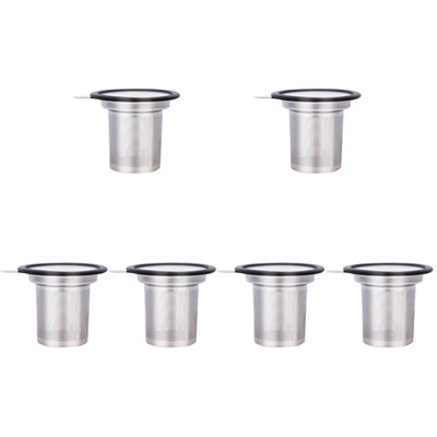  6 Pcs Teesieb Aus Edelstahl Teefilter Für Teekannen Mesh-Tee-Ei-Siebe