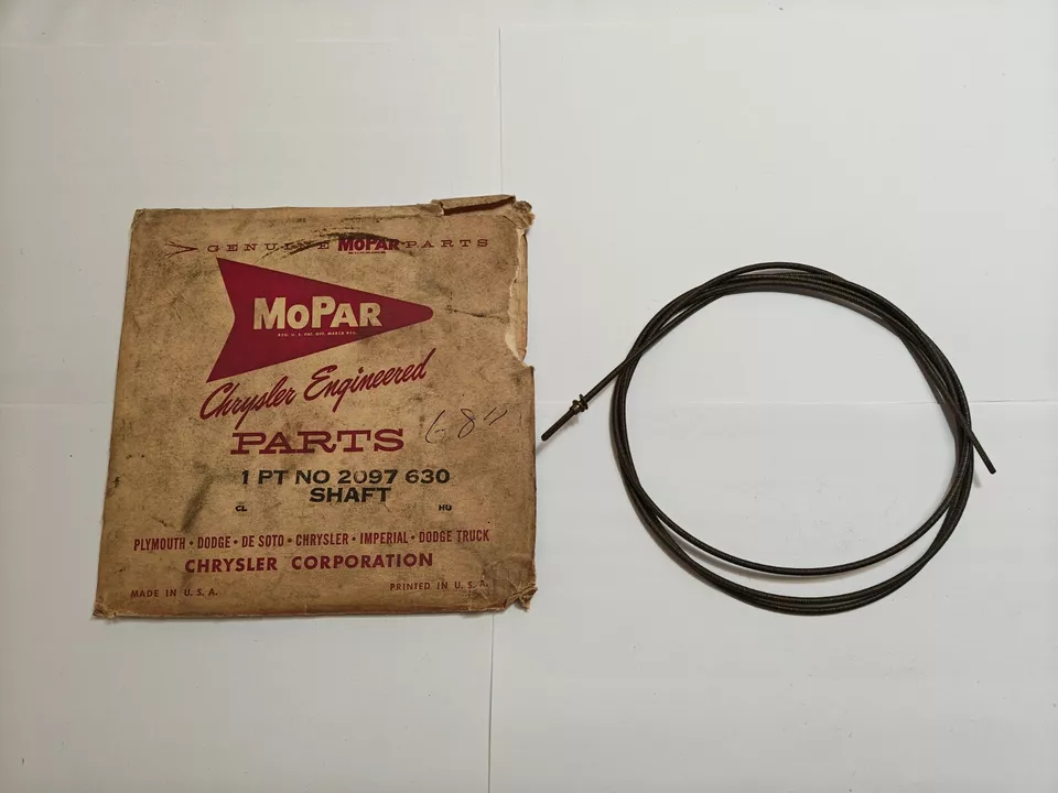 1960 - 1961 道奇 Plymouth Desoto Belvedere Speedo 驱动轴电缆 NOS 2097630。 — 第 4/4 张图片