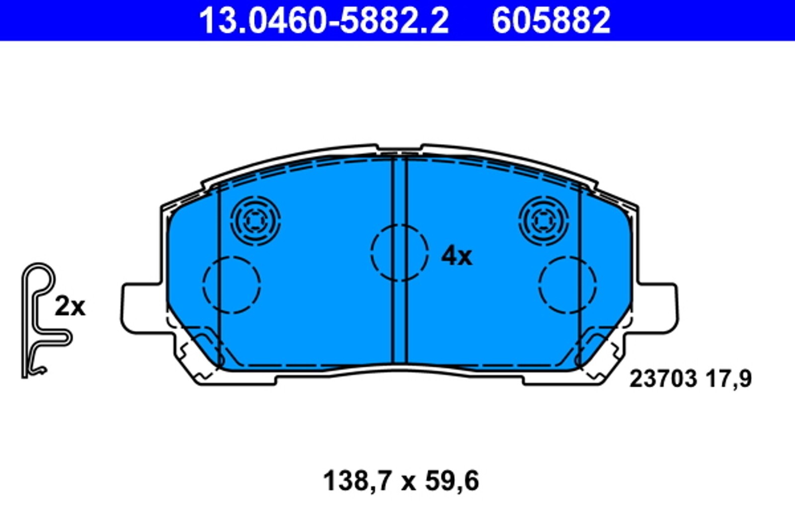 Plaquettes de frein Lexus RX 3.0 98-03 silencieuses anti-poussière de roue