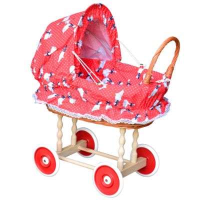 Puppenwagen aus Weide Holz Weidenwagen Kinderwagen Weidenpuppenwagen  Auswahl | eBay.de