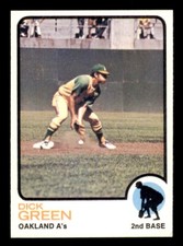 1973 Topps Baseball #456 Dick Green EX *d2