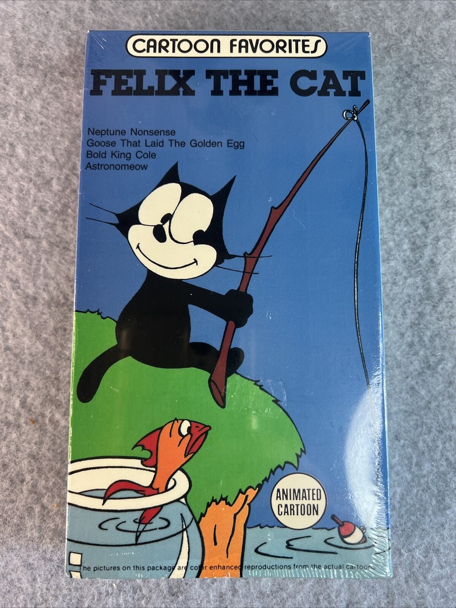 Cartoon Favorites Felix the Cat VHS 1993 Vintage Animated Cartoon