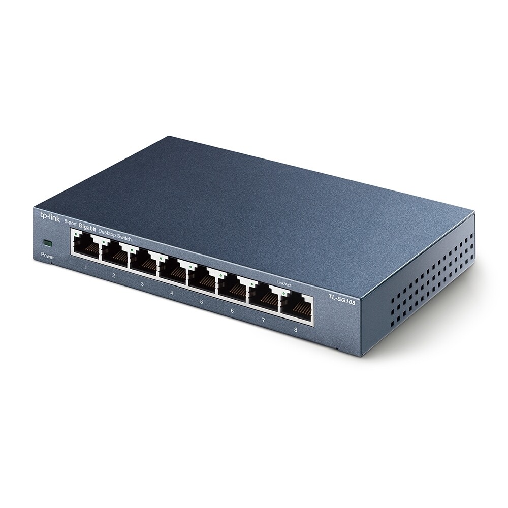 Tp-Link 8X Port Desktop Gigabit Switch Metall Tl-Sg108 - Image 2