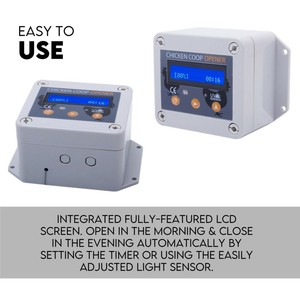 official US store Automatic Chicken Coop Door Opener Cage 