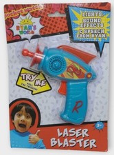 Laser Blaster Toys Lights Sound Effects Speech From Ryan's World Kids Fun NEW