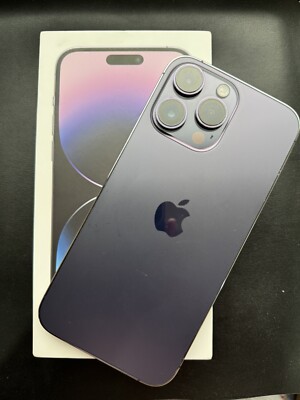 Apple iPhone 14 Pro Max - 128GB - Deep Purple Unlocked) A2894 (GSM