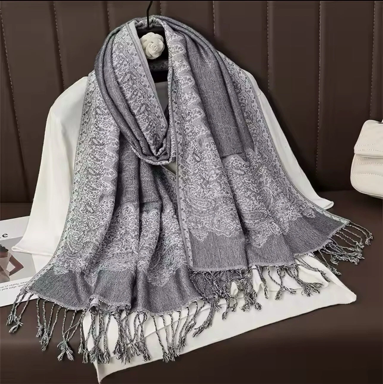 New Thick Luxury Cashmere Pashmina Warm Winter Scarf Female Foulard Shawl UK