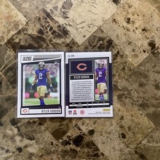 2022 Score Kyler Gordon #349  Football Rookie Chicago Bears RC B-9