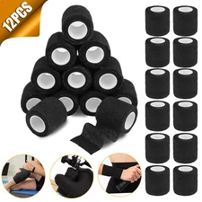 12X Tattoo Self Adhesive Bandage Wrap Grip Cohesive Elastic Tape 2" x 5yds Gift