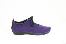 Arcopedico LS Shoes Women Sneaker Eu 39 Purple Lace Up Stretch Knit comfort