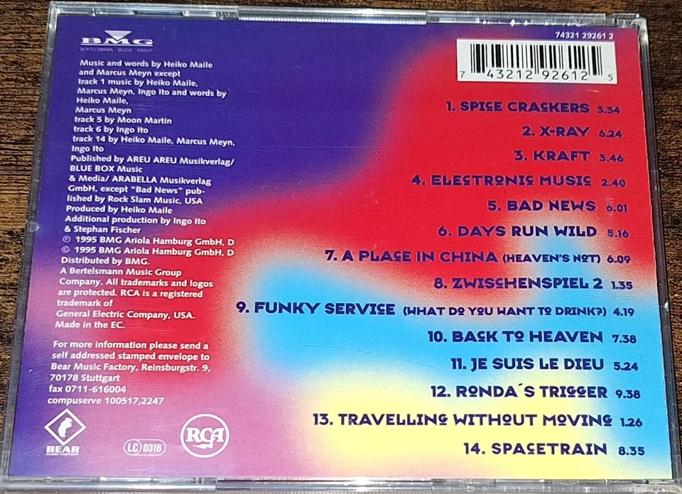 CAMOUFLAGE - SPICE CRACKERS  CD - Bild 2 von 2