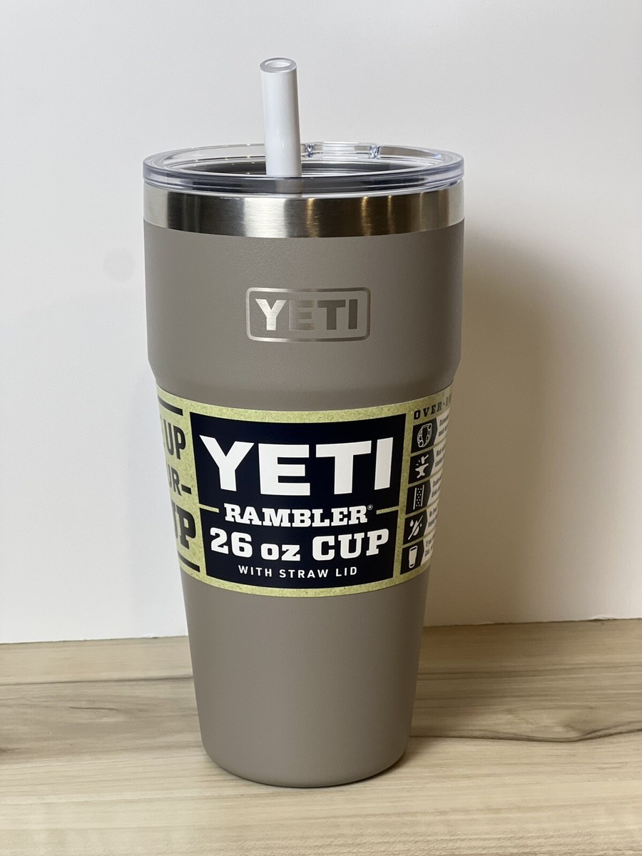 Yeti Rambler 26 oz Straw Cup Sharptail Taupe Limited Edition Yeti Rambler 26 oz Straw Cup Sharptail Taupe Limited Edition