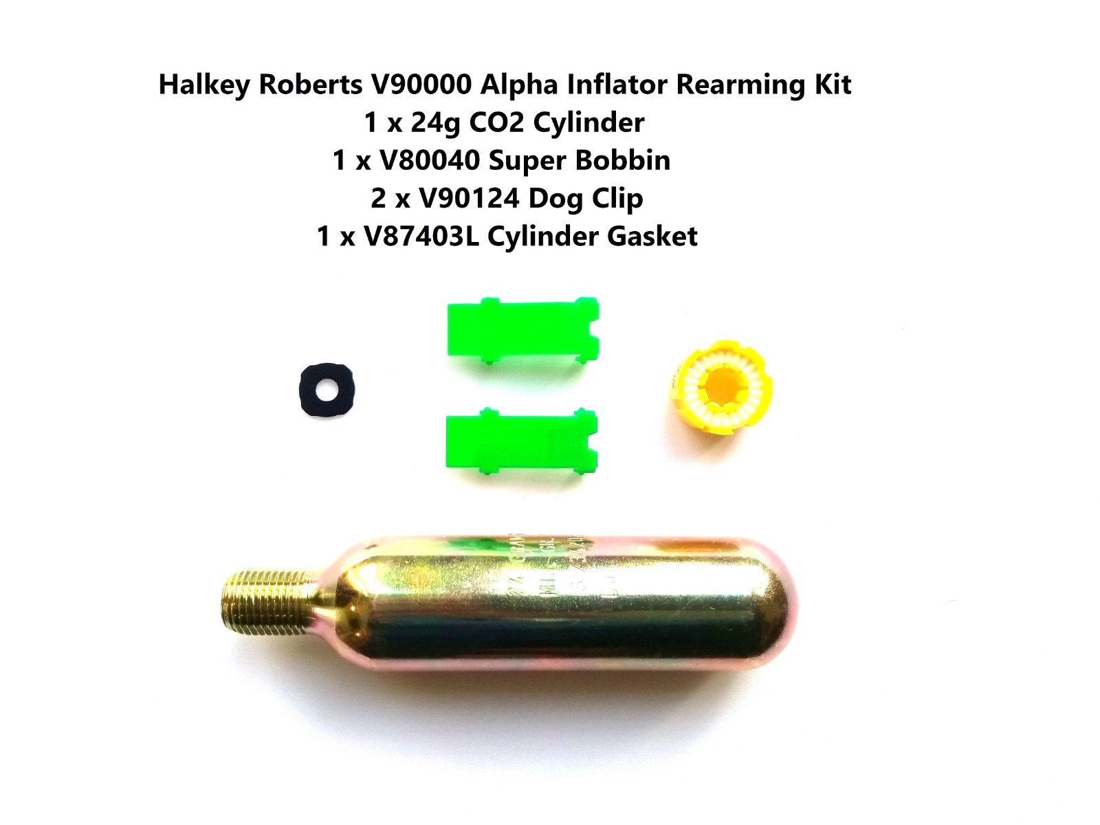 24g Lifejacket Rearming Kit for Halkey Roberts Alpha V90000 Inflator