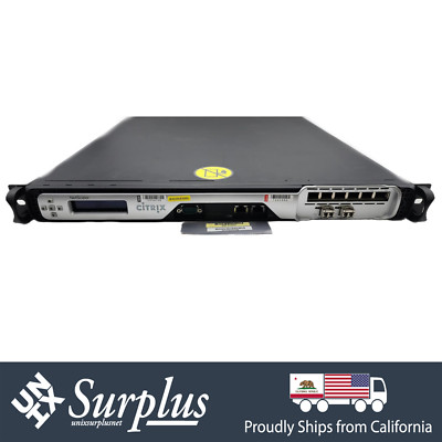 6 Port 1GB RJ45 Citrix NetScaler MPX 8200 Load Balancer w/ Rails | 2x 10GB SFP+