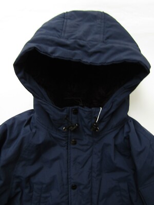 Carhartt Anchorage Parka Medium Herren Dunkelblau Nylon Kapuze LJKTC018