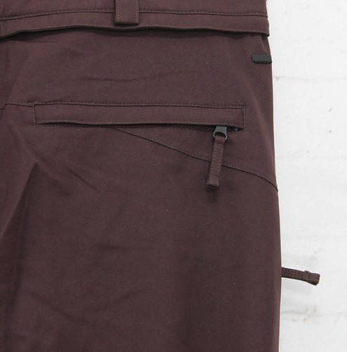 Pantalones de snowboard Volcom para hombre Freakin Snow Chino grandes negros rojos - Imagen 3 de 6