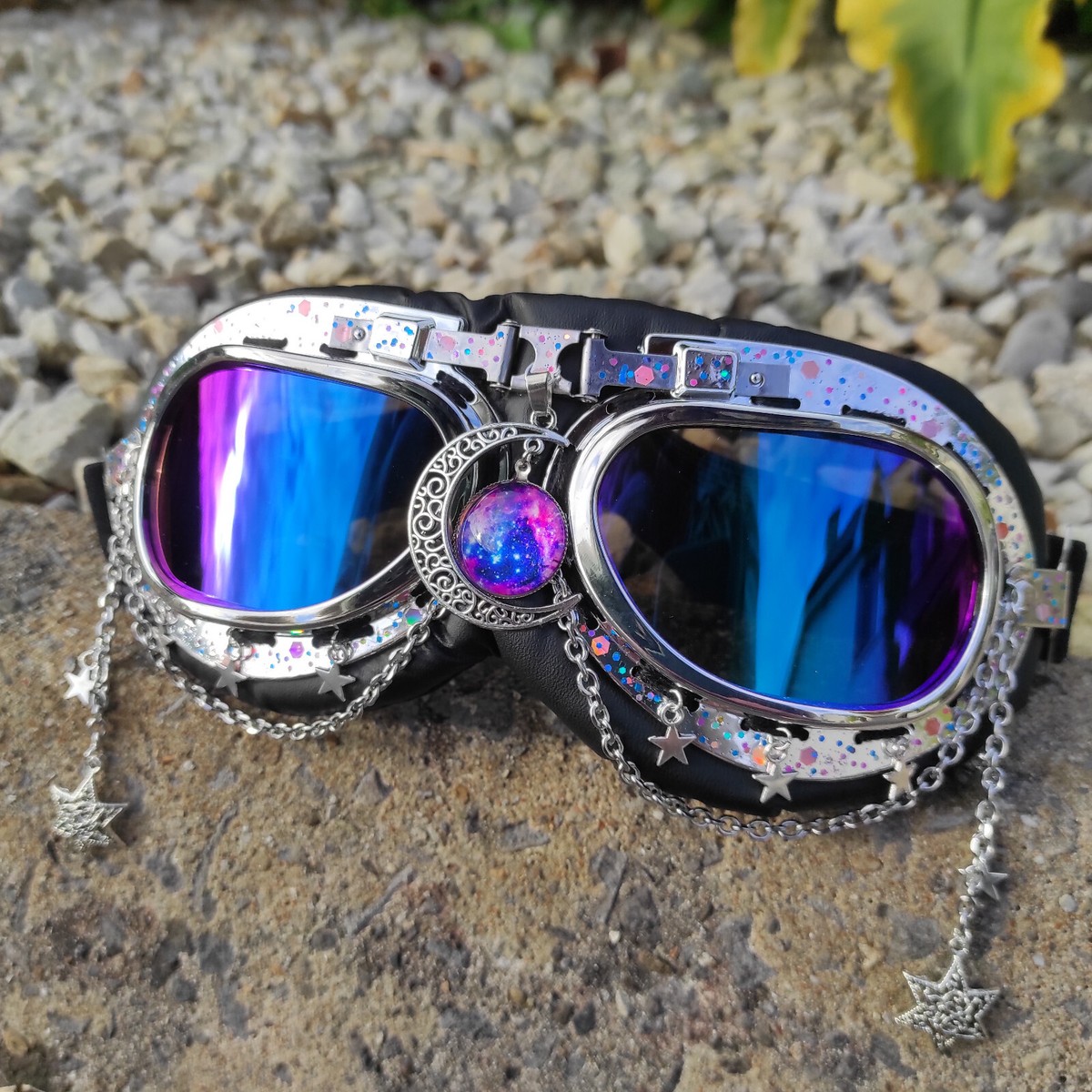 Festival goggles Rave outfit Women men EDM EDC Sunglasses 