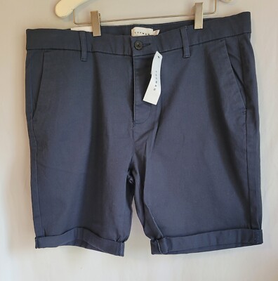 TOPMAN Men s Chino Shorts in Navy Size: W38 New NWT Nordstrom 