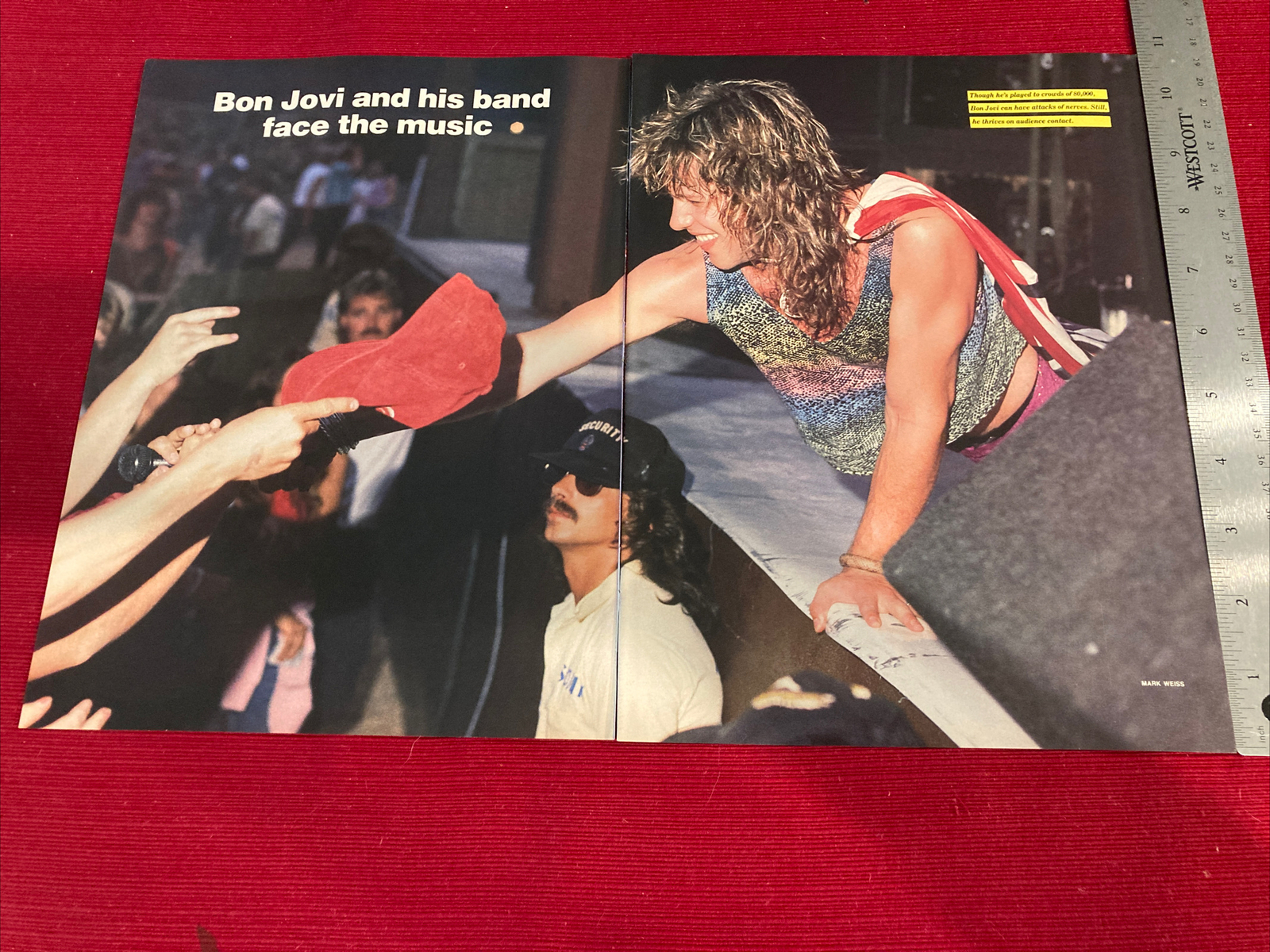 Bon Jovi And His Band On Tour 7-page 1985 Article
