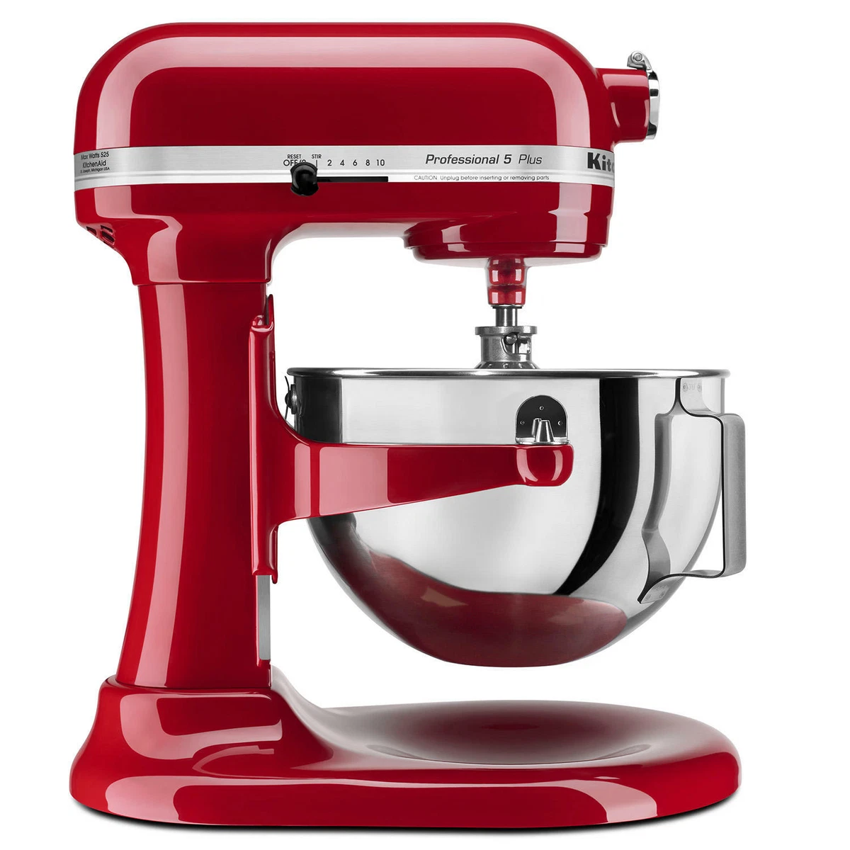 KitchenAid Professional Plus 5 Quart Bowl Lift Stand Mixer w Bundle RED KP25M0X