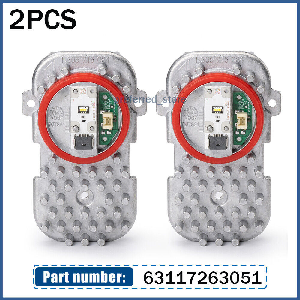 63117263051 For BMW 3 4 6 Series X3 X5 X6 Daytime Running Light LED Module 2PCS