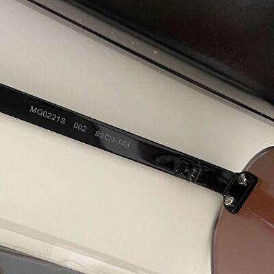 NEW McQ Alexander McQueen Unisex Flat Top Shield Sunglasses  display picture 2
