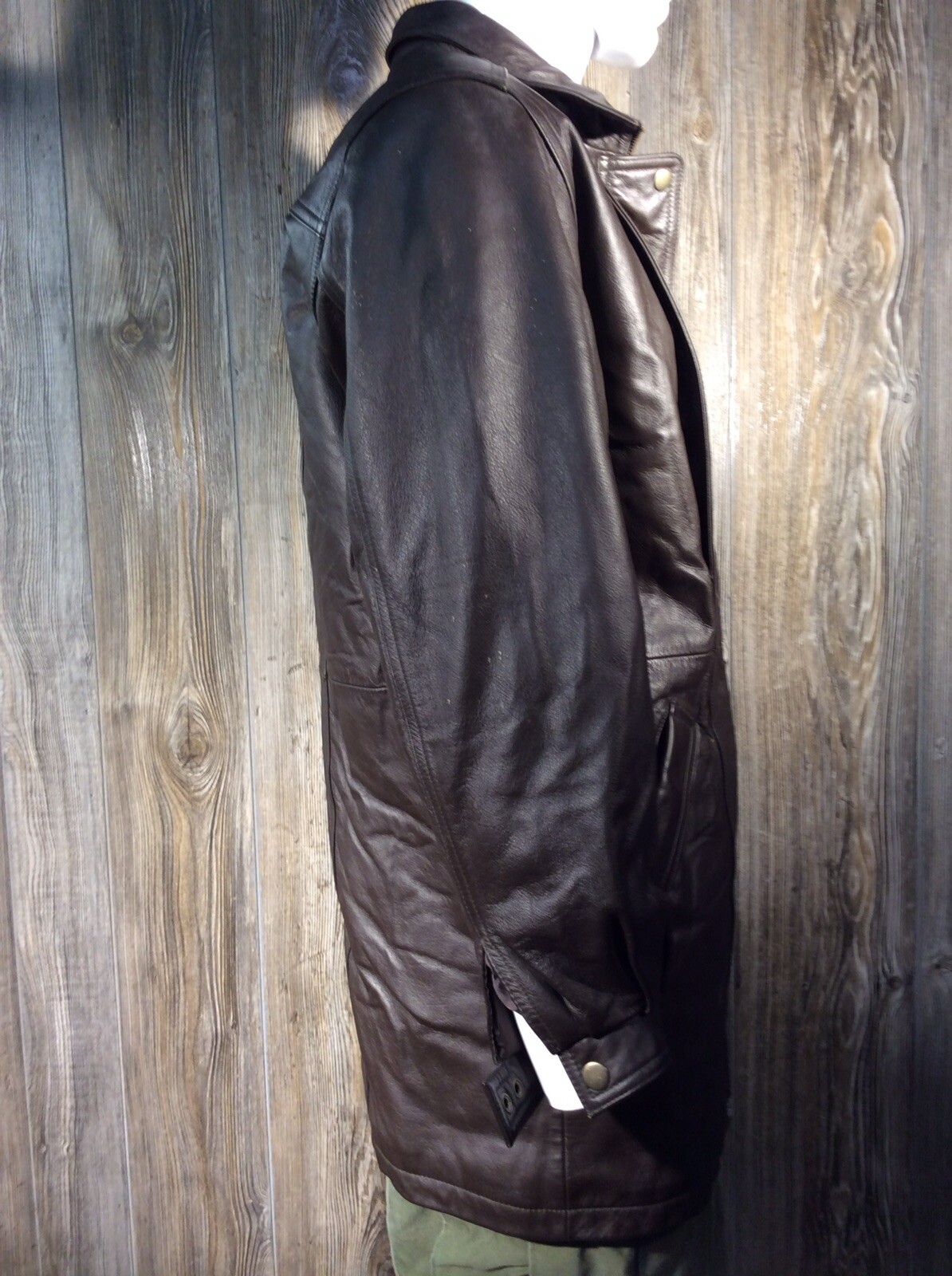 FG Leather Jacket Field Gear Leather Coat Mens XS The… Gem