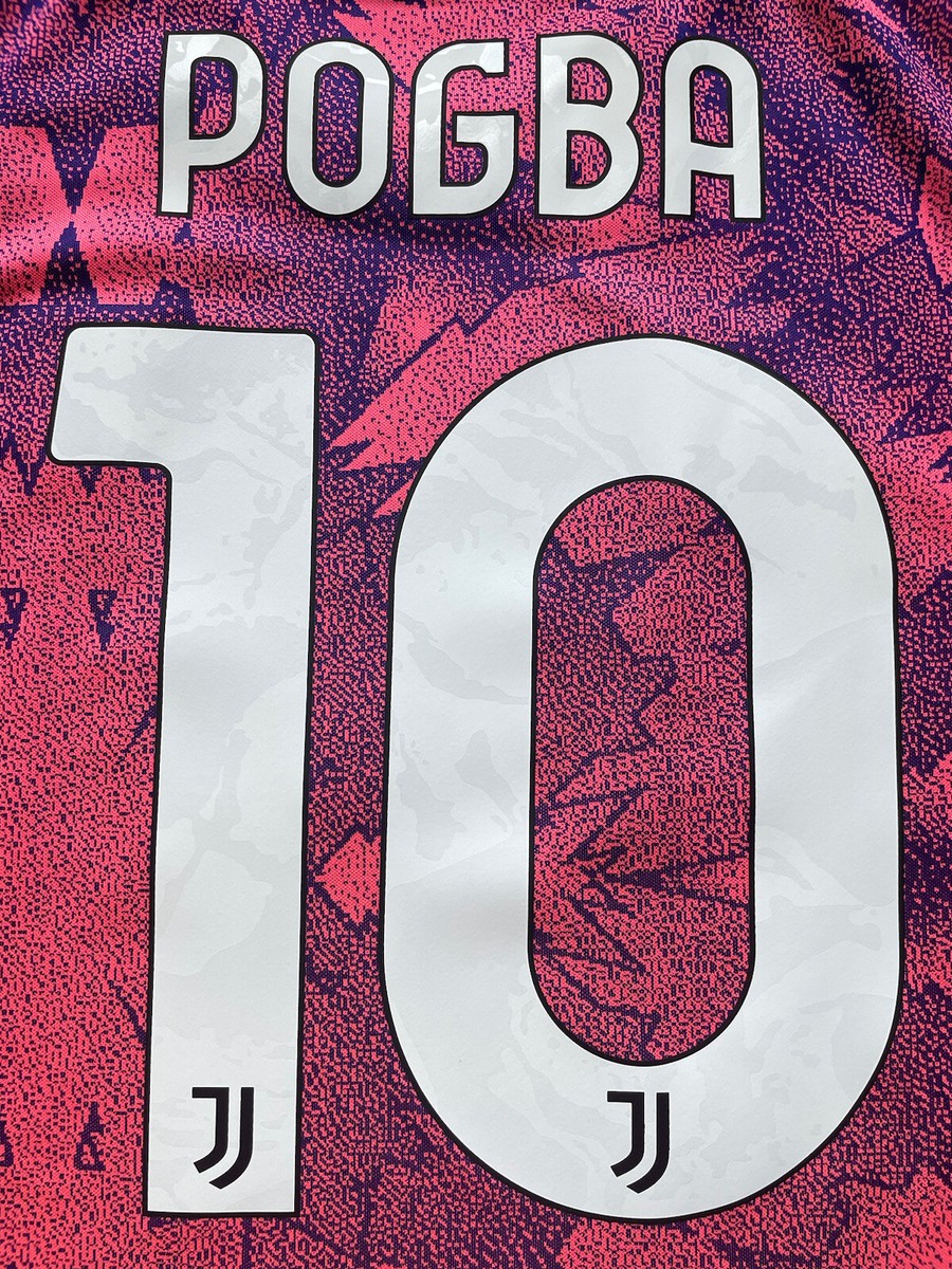 2022/23 Juventus Third Jersey #10 Pogba Large Adidas Soccer