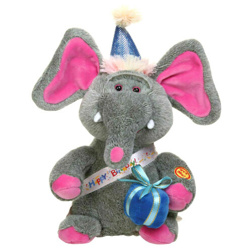 singing stuffed elephant
