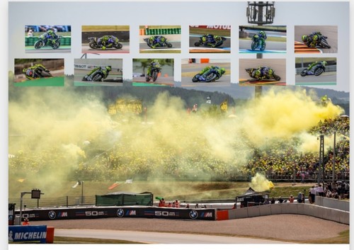 MOTOGP Kalender 2025 Motorrad Valentino Rossi Weltmeisterschaft 46 Sachsenring - Bild 4 von 6