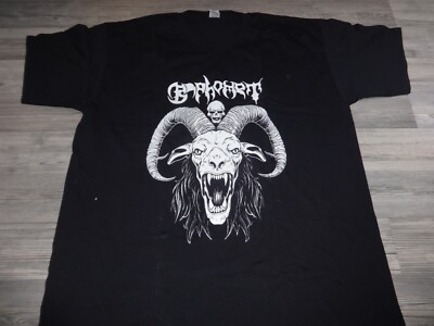 Baphomet TS Import US Death Metal Morta Skuld Broken Hope Mortuary Drape