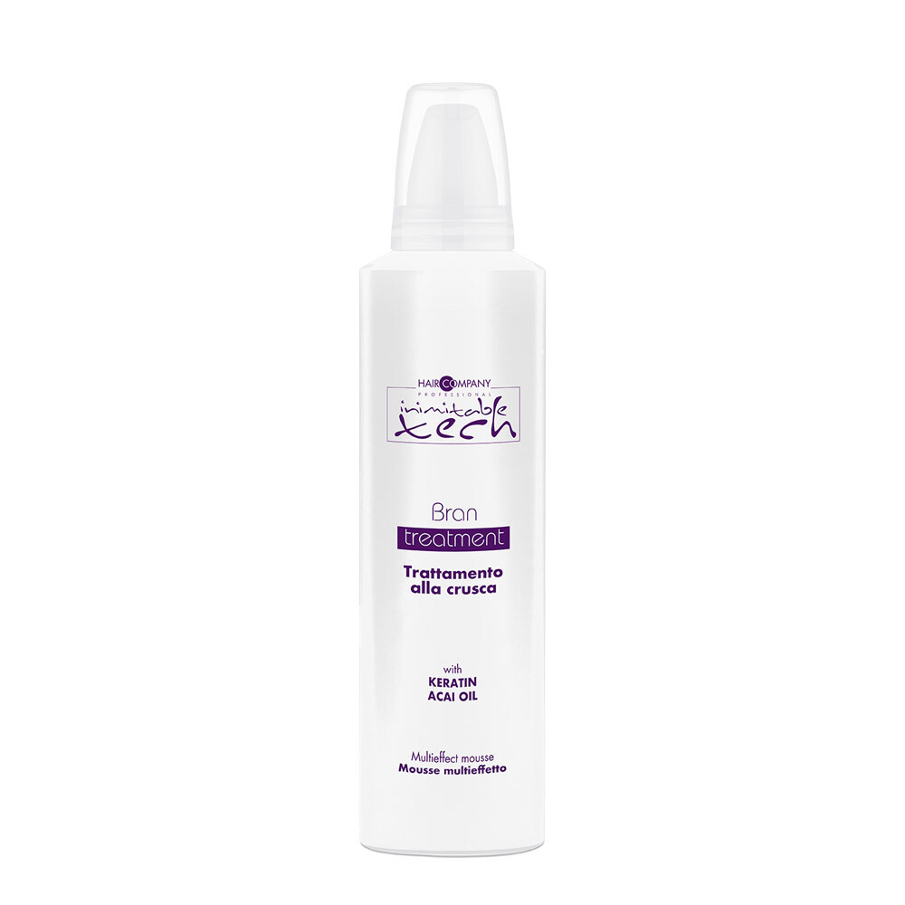 Hair Company Inimitable Tech Bran Treatment 250ml - trattamento alla crusca