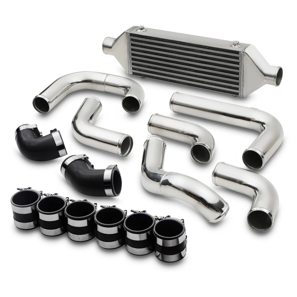 ALLOY FRONT MOUNT INTERCOOLER FMIC KIT FOR VW VOLKSWAGEN GOLF MK4 BORA 1.9 TDI - Image 4 of 4