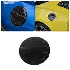 Car Door Fuel Tank Gas Cap Cover Trim Decor Black for Chevrolet Camaro 2017-2024