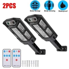 99000000LM LED Solar Street Light Commercial Dusk To Dawn Outdoor Road Wall Lamp