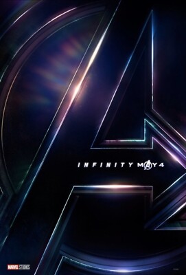 Avengers INFINITY WAR Teaser 27x40 DS Movie Poster May 4th Rare
