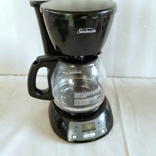 SUNBEAM 12 CUP PROGRAMMABLE COFFEE 