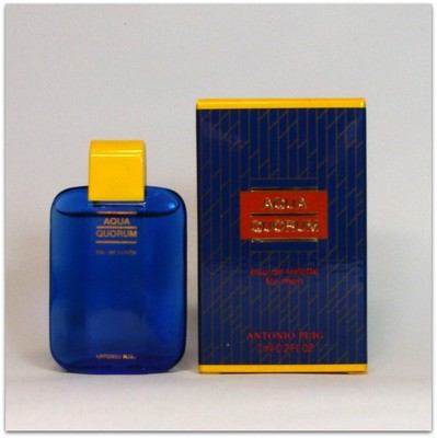Aqua Quorum Men's Eau de Toilette 7 ml. 0.20 fl.oz. miniperfume ed. 1995 