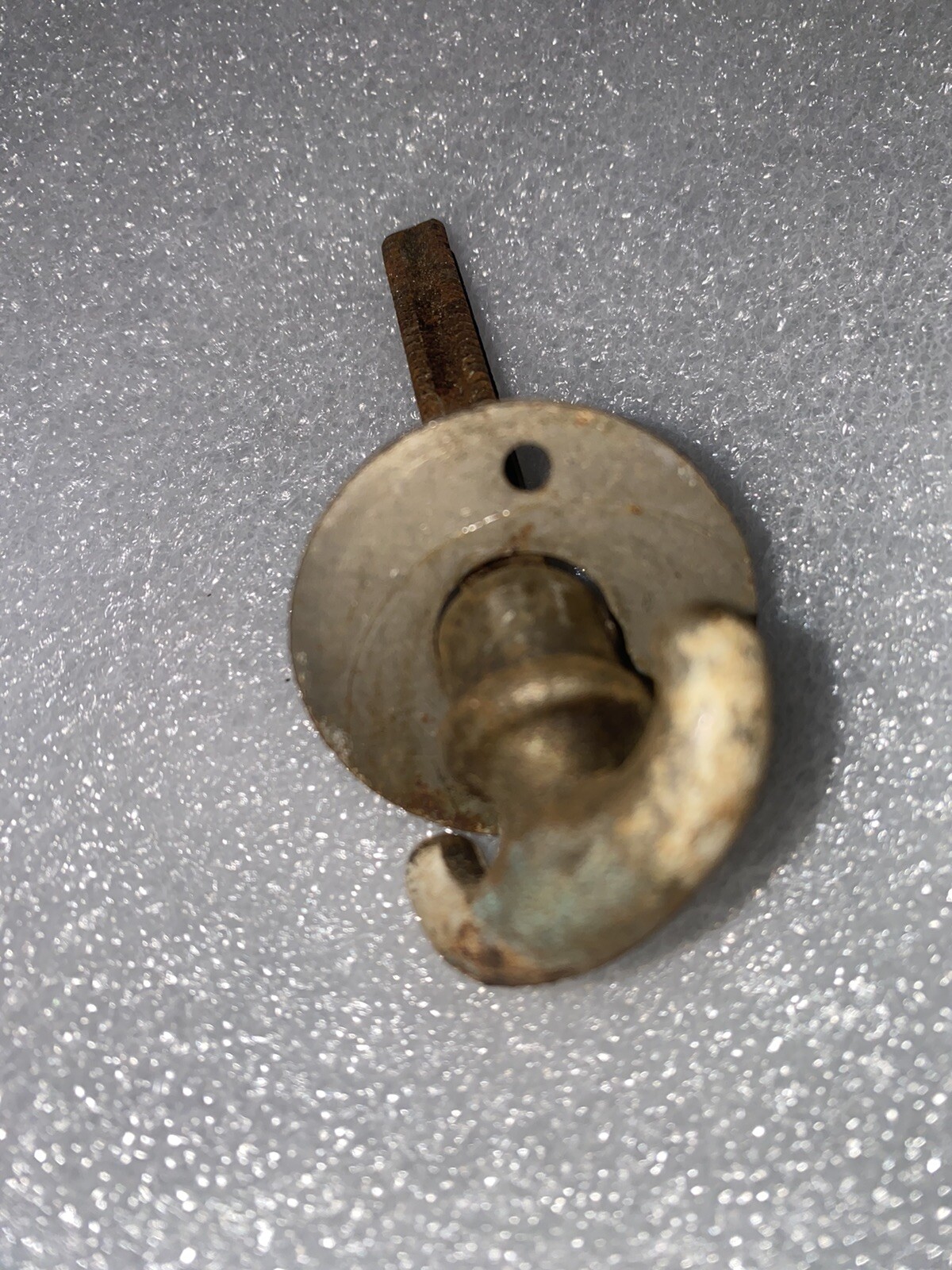 Antique Vintage Threaded Door Knob Thumb Turn Closet Spindle Reclaimed