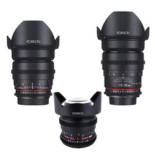 Rokinon Cine DS Wide Angle Cine Lens Kit for Canon EF - 35mm  24mm  14mm