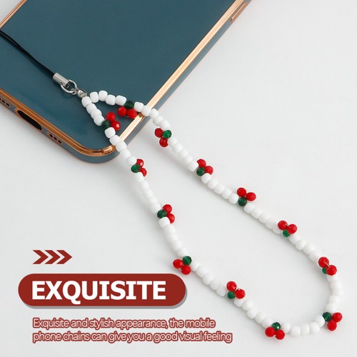 3 Pieces Handypaket Hanging Chain Fräulein Telefon Charme Lanyard - Zdjęcie 12 z 12