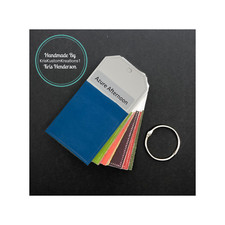 Stampin Up Tool Paper Cardstock Labeled Tailor Made Tag Die Cut, Ink Swatch