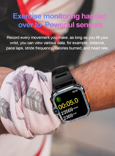 Montre Intelligente Android Pour Homme Internet Rapide 4G GPS, Wi-Fi, Caméra HD - Photo 19/26