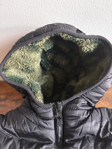 Eddie Bauer Deer Harbor Youth Green/Black Reversible Jacket Size XS 5/6 - Picture 13 of 17