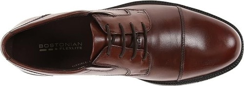 Bostonian Men's Bardwell Limit Oxford Dress Shoe, Brown Leather, Size 11W, NIB - Picture 6 of 10