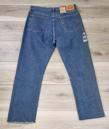Levi's 501 Crop Jeans Women's 32X26 Medium Wash New #362000161 - Picture 7 of 9